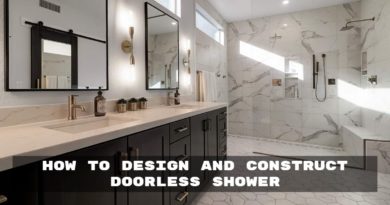 Construct Doorless Shower