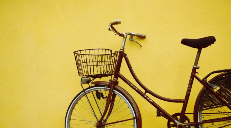 Bike rear rack with basket
