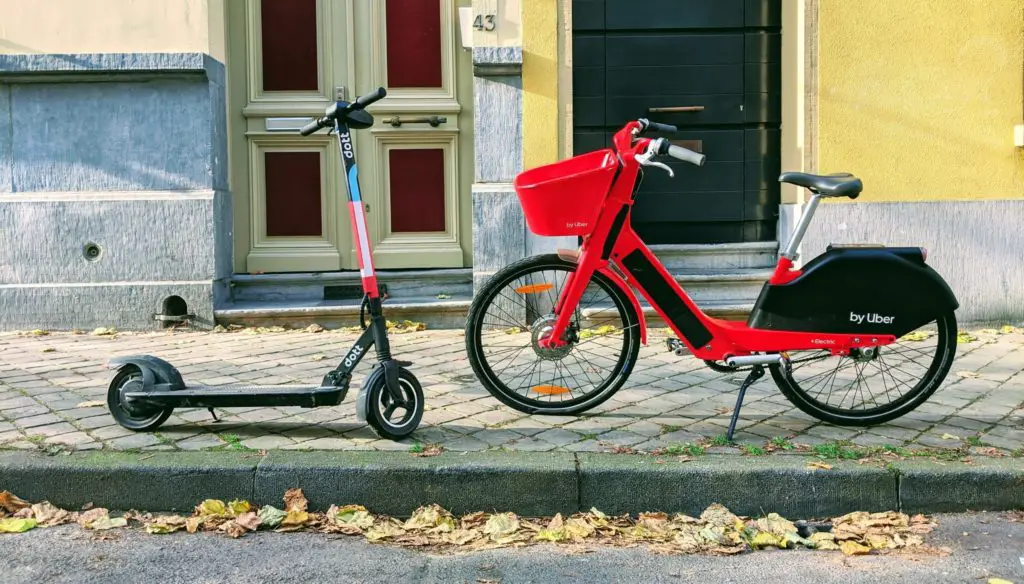 Electric scooter and bike