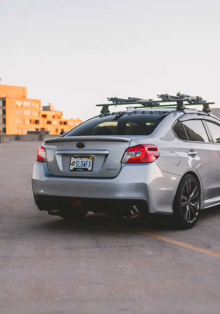 Hatchback car bike rack