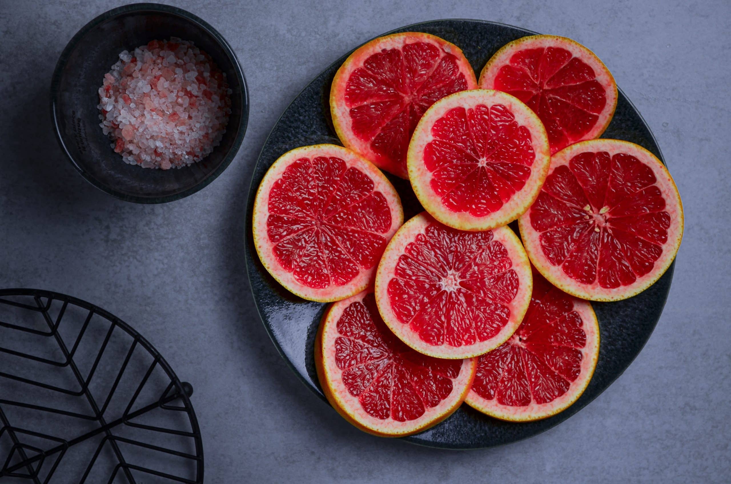 Grapefruit and salt